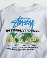 International Long Sleeve Tee ステューシー 長袖Tシャツ ロンT ホワイト L メンズ