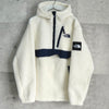 ザ ノースフェイス RIMO Fleece Anorak Hood Jacket ロゴ ハーフジップ ボア フリースジャケット ホワイト