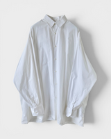 ラフシモンズ 17SS オーバーサイズ 長袖シャツ ホワイト S メンズ