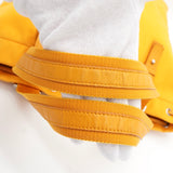 イヴ サンローラン YSLロゴ 巾着型 キャンバス トートバッグ イエロー