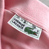 Lacoste Chemise 徽标贴片短袖 Polo 衫（浅粉色）