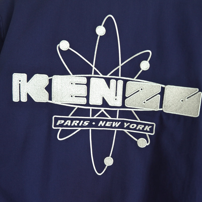 Kenzo 后背徽标运动夹克 海军蓝