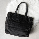 シャネル ニュートラベルライン GM トートバッグ ブラック 7桁6番台