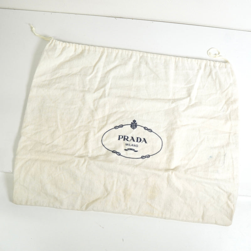 プラダ トライアングルロゴ テスート ポコノ ナイロン ショルダーバッグ ブラック