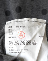 コム デ ギャルソン AD2005 ドット 半袖トップス Tシャツ グレー レディース