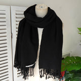 アクネ ストゥディオズ ロゴ ウール ストール マフラー ブラック