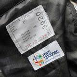 サカイ × レインスプーナー バンダナ柄 ジッパー ダウンジャケット ネイビー / ブラック