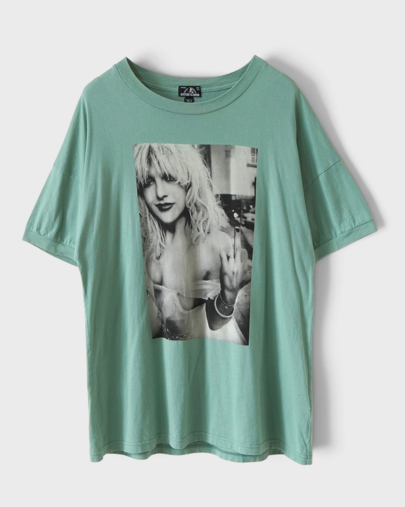 ヒステリックグラマー CL/COURTNEY 1994 pt T-SH Tシャツ グリーン FREE メンズ レディース