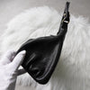 Gucci Abbey Guccissima 黑色单肩包