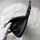 Gucci Abbey Guccissima 黑色单肩包