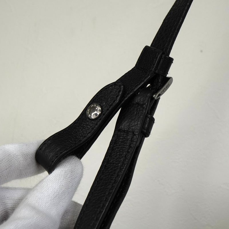 プラダ レザー ビジュー スタッズ 2way ハンドバッグ ショルダーバッグ ブラック