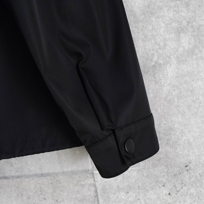 プラダ Re-Nylon トライアングルロゴ ナイロン シャツジャケット メンズ ブラック