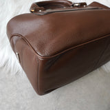 Celine Boogie Bag Leather Handbag Brown