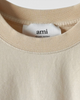 アミパリ アミ パリス ハートロゴ Tシャツ クリーム ベージュ XS レディース