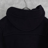 バーバリー ノバチェック裏地 ダッフルコート  ネイビー