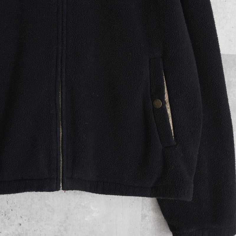 ポロ ラルフローレン スモールポニーロゴ フリース ジャケット ブルゾン ブラック メンズ