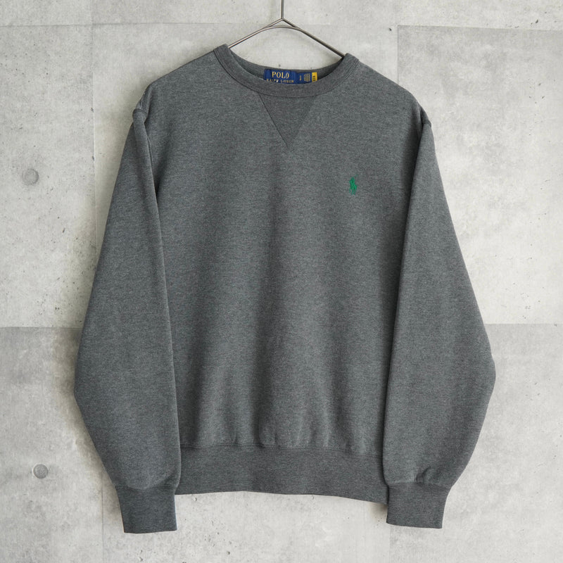ポロ ラルフローレン ポニーロゴ スウェット グレー