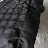 シャネル ニュートラベルライン GM トートバッグ ブラック 7桁6番台