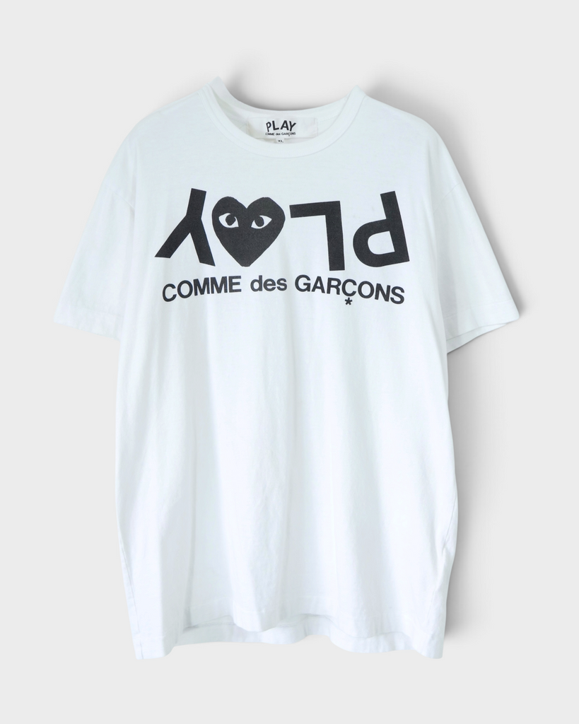 プレイ コム デ ギャルソン Tシャツ ホワイト XL メンズ レディース