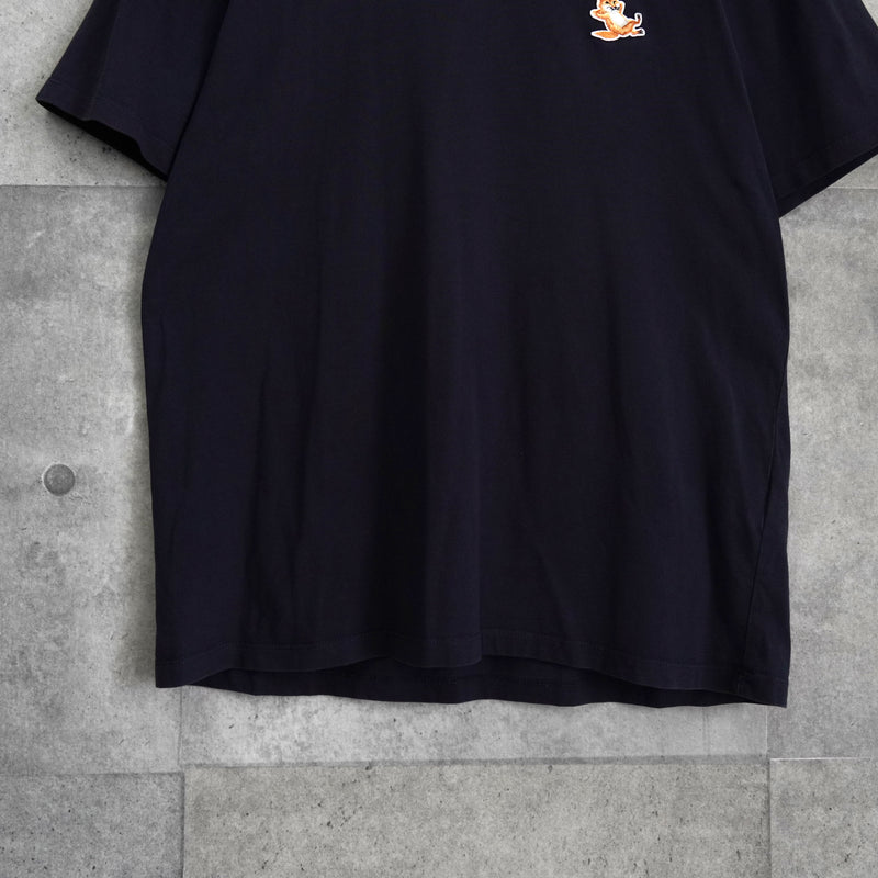 メゾン キツネ チラックスフォックス Tシャツ ネイビー