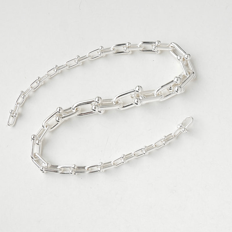 ティファニー ハードウェア グラジュエイテッドリンク ネックレス シルバー925