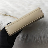 ジルサンダー タングル スモール レザー ショルダーバッグ ベージュ