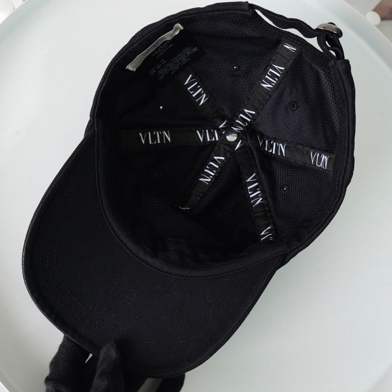 ヴァレンティノ ロゴ キャップ ブラック