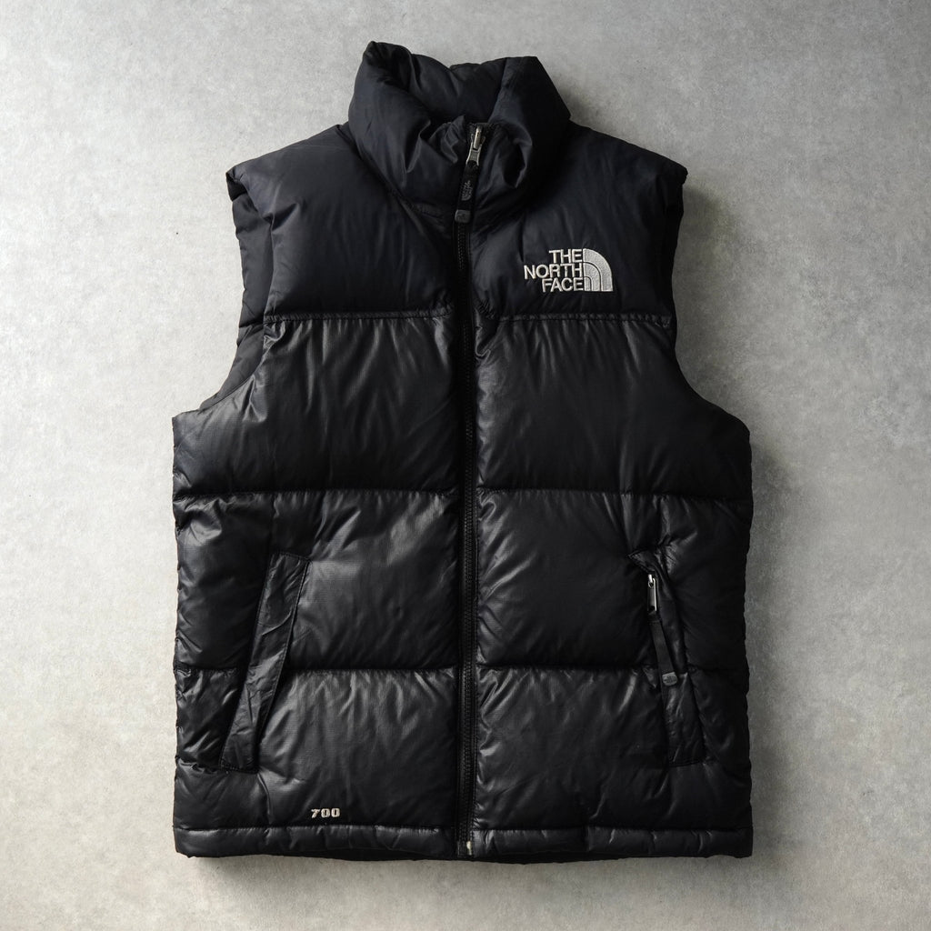 ザ ノースフェイス ヌプシ 700フィル ロゴ ダウンベスト ブラック
