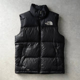 ザ ノースフェイス ヌプシ 700フィル ロゴ ダウンベスト ブラック - NEWSED