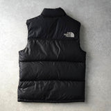 ザ ノースフェイス ヌプシ 700フィル ロゴ ダウンベスト ブラック - NEWSED