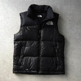 ザ ノースフェイス ヌプシ 700フィル ロゴ ダウンベスト ブラック - NEWSED