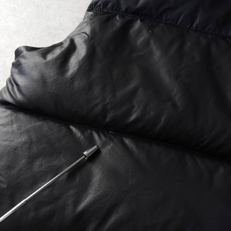 ザ ノースフェイス ヌプシ 700フィル ロゴ ダウンベスト ブラック - NEWSED