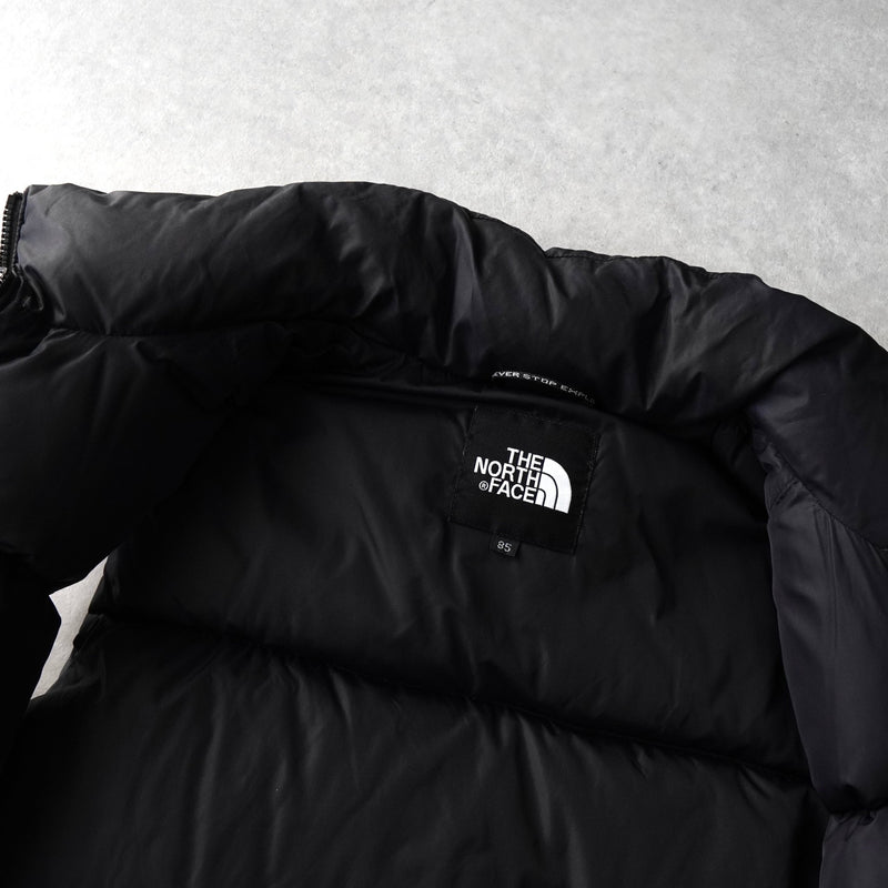 ザ ノースフェイス ヌプシ 700フィル ロゴ ダウンベスト ブラック - NEWSED