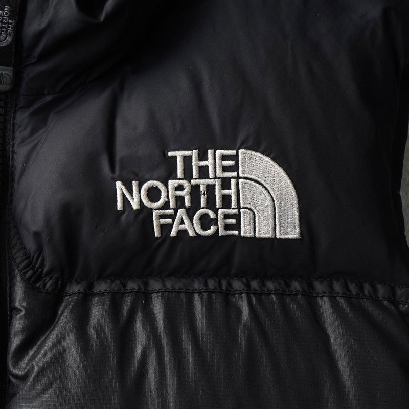 ザ ノースフェイス ヌプシ 700フィル ロゴ ダウンベスト ブラック - NEWSED