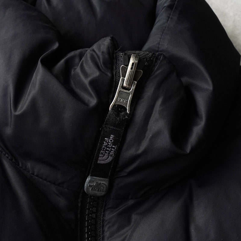 ザ ノースフェイス ヌプシ 700フィル ロゴ ダウンベスト ブラック - NEWSED