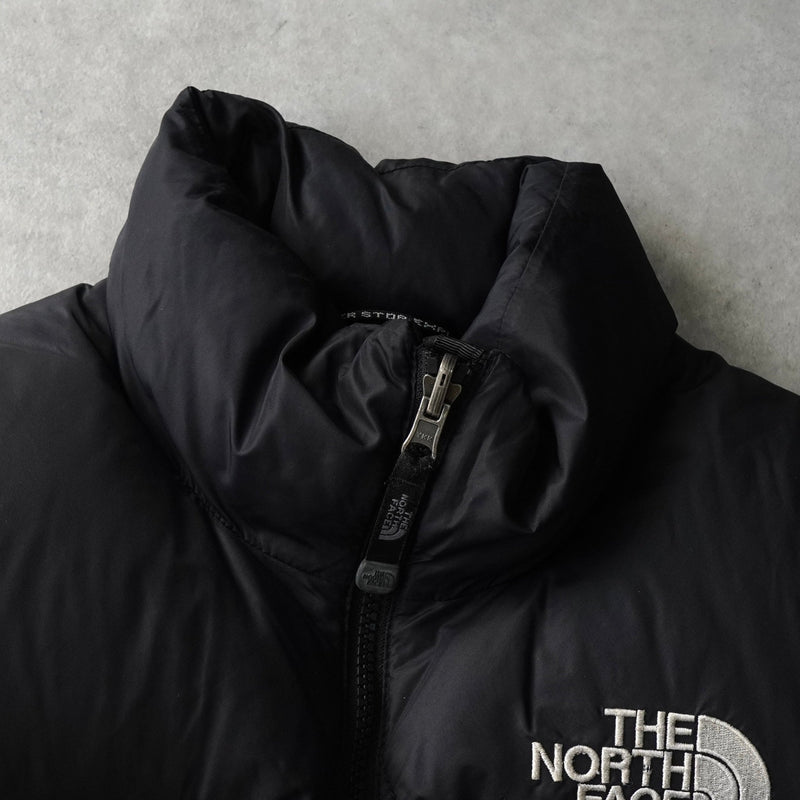 ザ ノースフェイス ヌプシ 700フィル ロゴ ダウンベスト ブラック - NEWSED