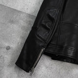 プラダ ダブル レザージャケット レディース ブラック