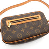 ルイ ヴィトン モノグラム ポシェット シテ ワンショルダーバッグ ハンドバッグ ブラウン M51183