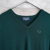 70's〜80's｜Logo Embroidery Wool Vest｜Made in UK - NEWSED