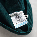 70's〜80's｜Logo Embroidery Wool Vest｜Made in UK - NEWSED