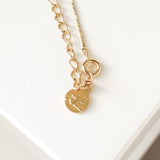 クレージュ ヴィンテージ ロゴ ネックレス GP ゴールド