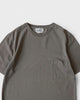 エルメス Hロゴ ポケット Tシャツ ブラウン系 ベージュ系 メンズ