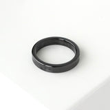 ティファニー 1837 ナロー チタン 指輪 リング ブラック 16号