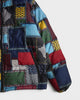 19AW Puffer Jacket ステューシー バンダナ パッチワーク ダウンジャケット マルチカラー M メンズ