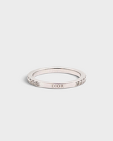 クリスチャン ディオール DIOR CODE リング セット 指輪 シルバー ラインストーン レディース S / 10号