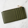 グッチ ロゴ レザー フラグメントケース カードケース パスケース カーキ 725550