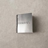 ディーゼル ロゴ プレート ステンレス チェーン ブレスレット シルバー メンズ 箱付き