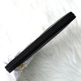 シャネル 7桁3番台 ココマーク マトラッセ キャビアスキン ラウンドファスナー 長財布 ブラック - NEWSED