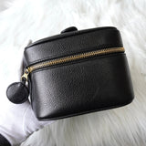 シャネル 7桁3番台 ココマーク キャビアスキン バニティバッグ ブラック - NEWSED