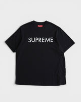 Capital S/S Top シュプリーム ロゴ Tシャツ ブラック Lサイズ メンズ